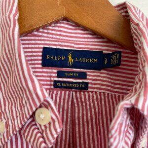Men's Ralph Lauren Searsucker Short Sleeve Shirt